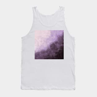 Purple Watercolor Cloud Painting Tank Top